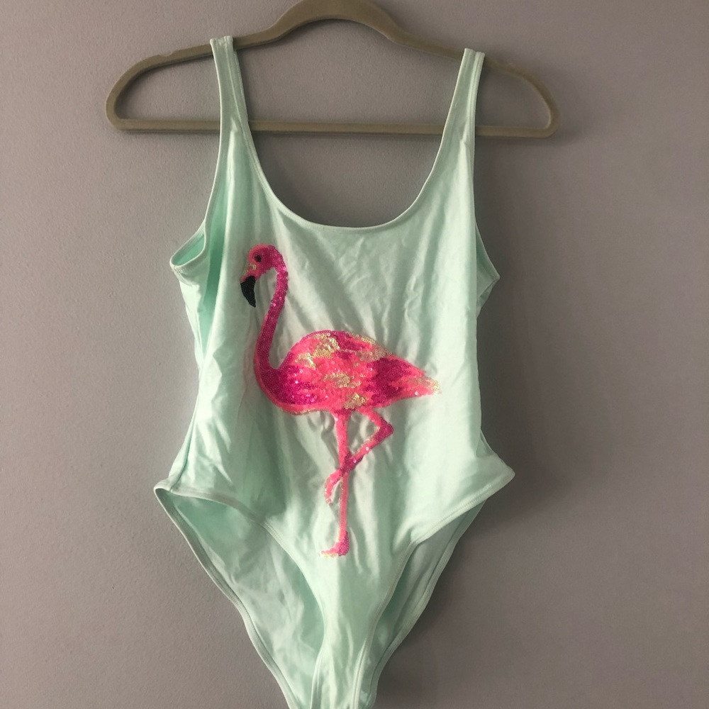 High waisted swim suit